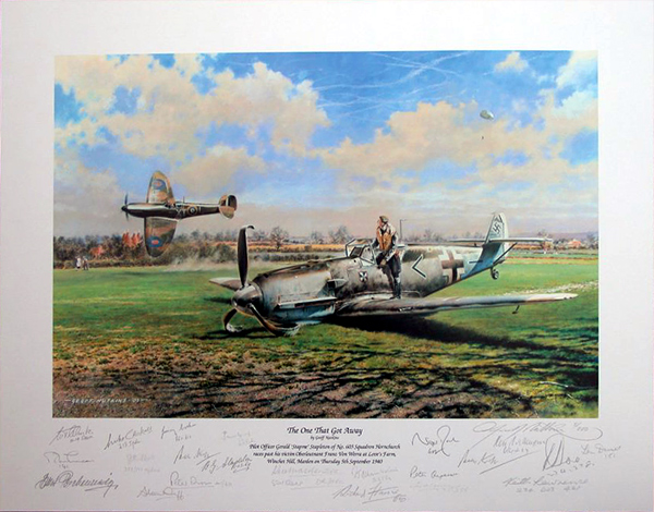 The One That Got Away - signed by 20 Battle of Britain pilots
