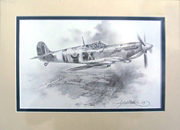 Spirit of Kent - Original aviation art pencil sketch