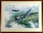 Fallen Eagle - Original aviation art painting