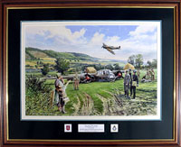 The Castle Farm Dornier - Original aviation art painting