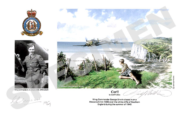 Wing Commander George Unwin : Cor!!
