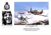 Air Commodore P.M. Brothers - Tumult Above the Clouds - Pilot Portrait print