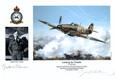 Sergeant Geoff Stevens - Looking for Trouble - Pilot Portrait print