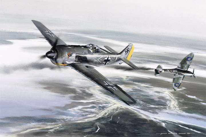 Focke-Wulf 190 Art - Lone Wolf