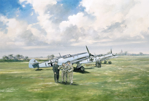 Somewhere in France - Scenes of the Battle of Britain print