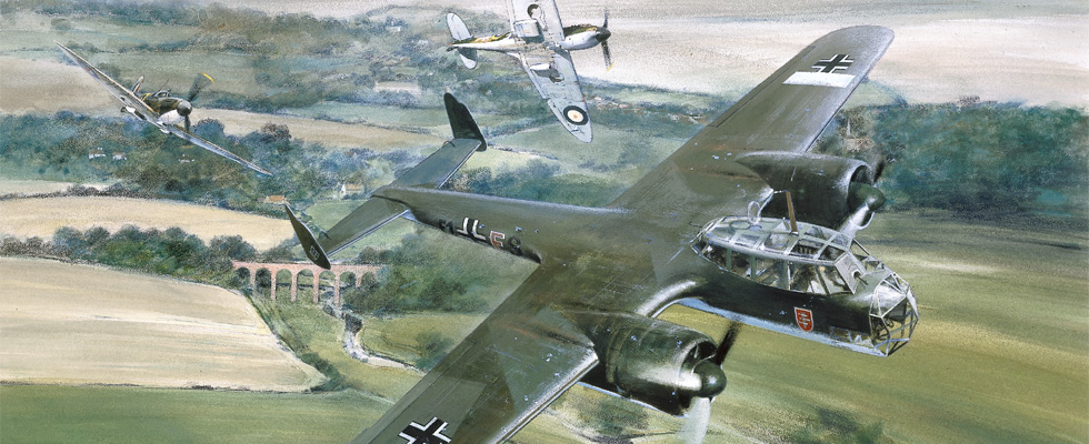 Battle of Britain over Dover scene canvas prints various sizes free delivery