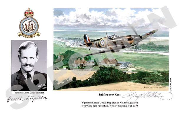 Squadron Leader Gerald Stapleton : Spitfire over Kent