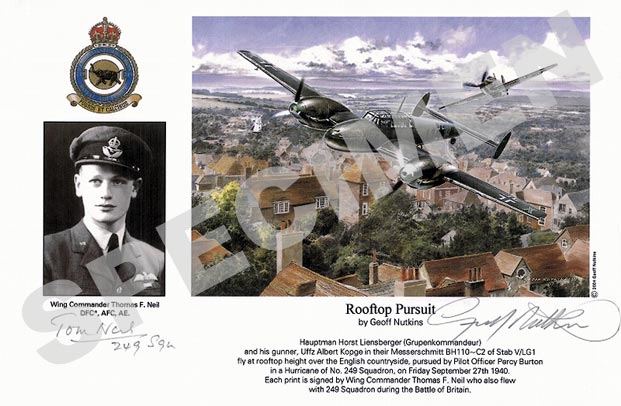 Wing Commander Thomas F. Neil : Rooftop Pursuit