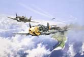 Helmut Wick Art - Battle above the Clouds