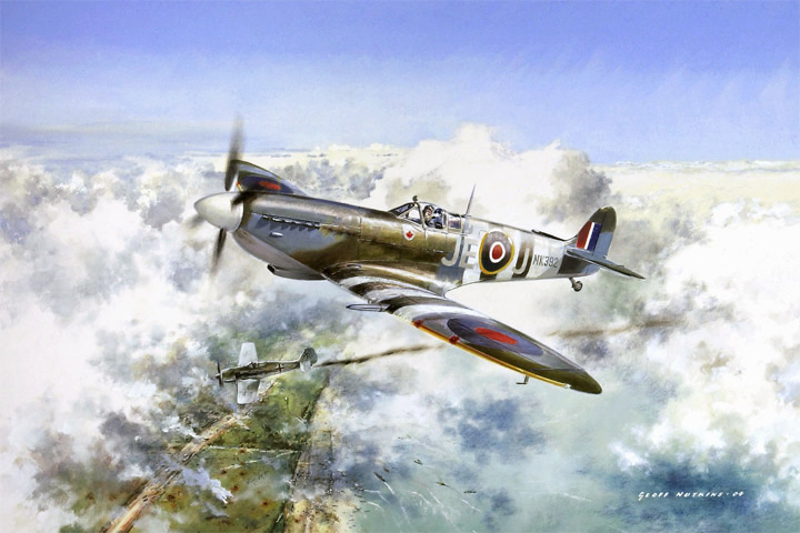 Spitfire Painting - Ace of Aces